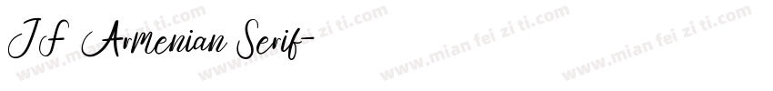 JF Armenian Serif字体转换